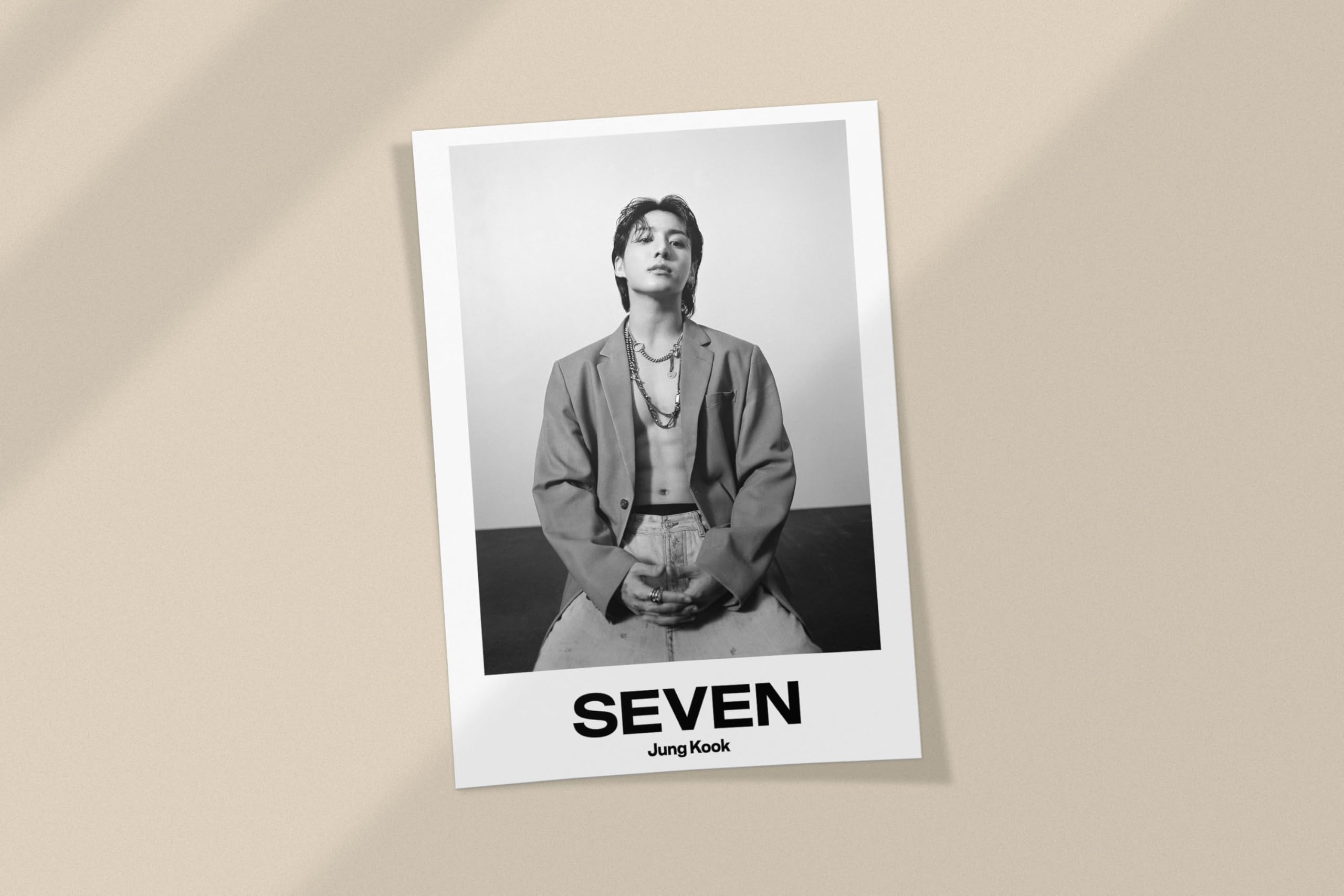 Corona card Technology BTS Jungkook Poster Limited Edition
