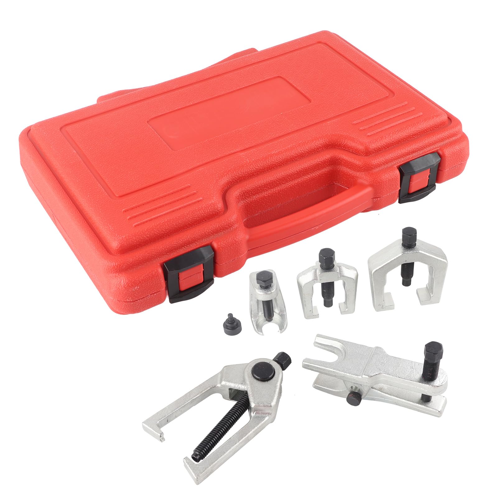Kit di Servizio Sospensione Anteriore da 5 Pezzi, Set di Estrattori per Giunti Sferici in Acciaio, Facile da Usare per Meccanici e Riparazioni Auto Fai-da-te