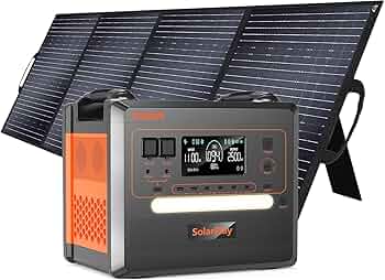Amazon.co.jp: SolarPlay 2500Wポータブル電源 400W セット 長寿命15年
