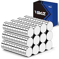 Vista 1 de 120 paquete de imanes pequeños de 5x2mm, imanes diminutos de neodimio para nevera, manualidades, pizarra, bricolaje