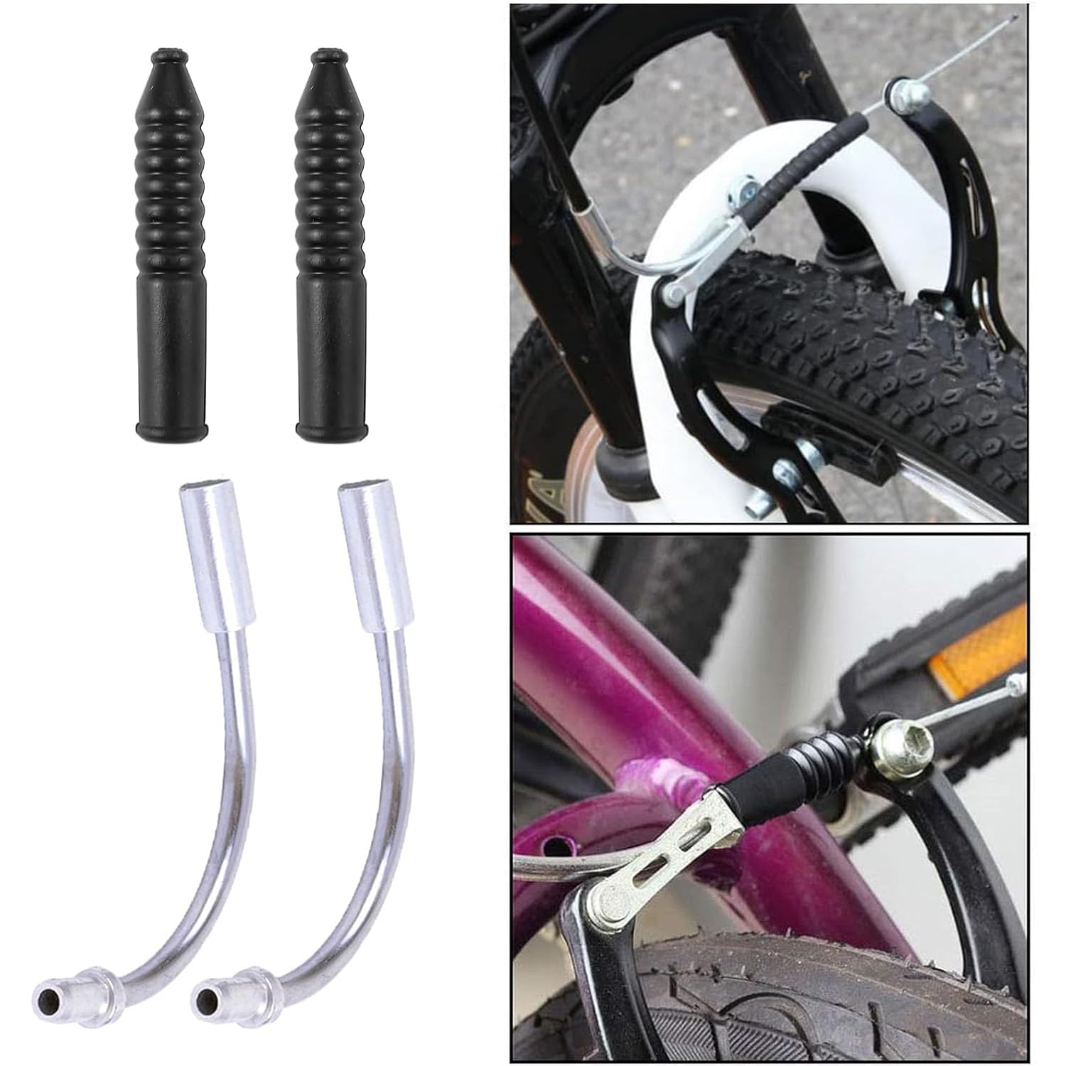 Kit 14 Câbles Frein Et Vitesse Vélo - Acier Haute Qualité - Compatible VTT, Route, Ville - Longueur Adjustable