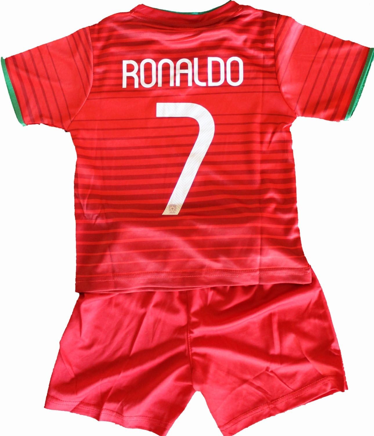 FPF Ronaldo 7 Home Portugal Football Soccer Kids Jersey & Short