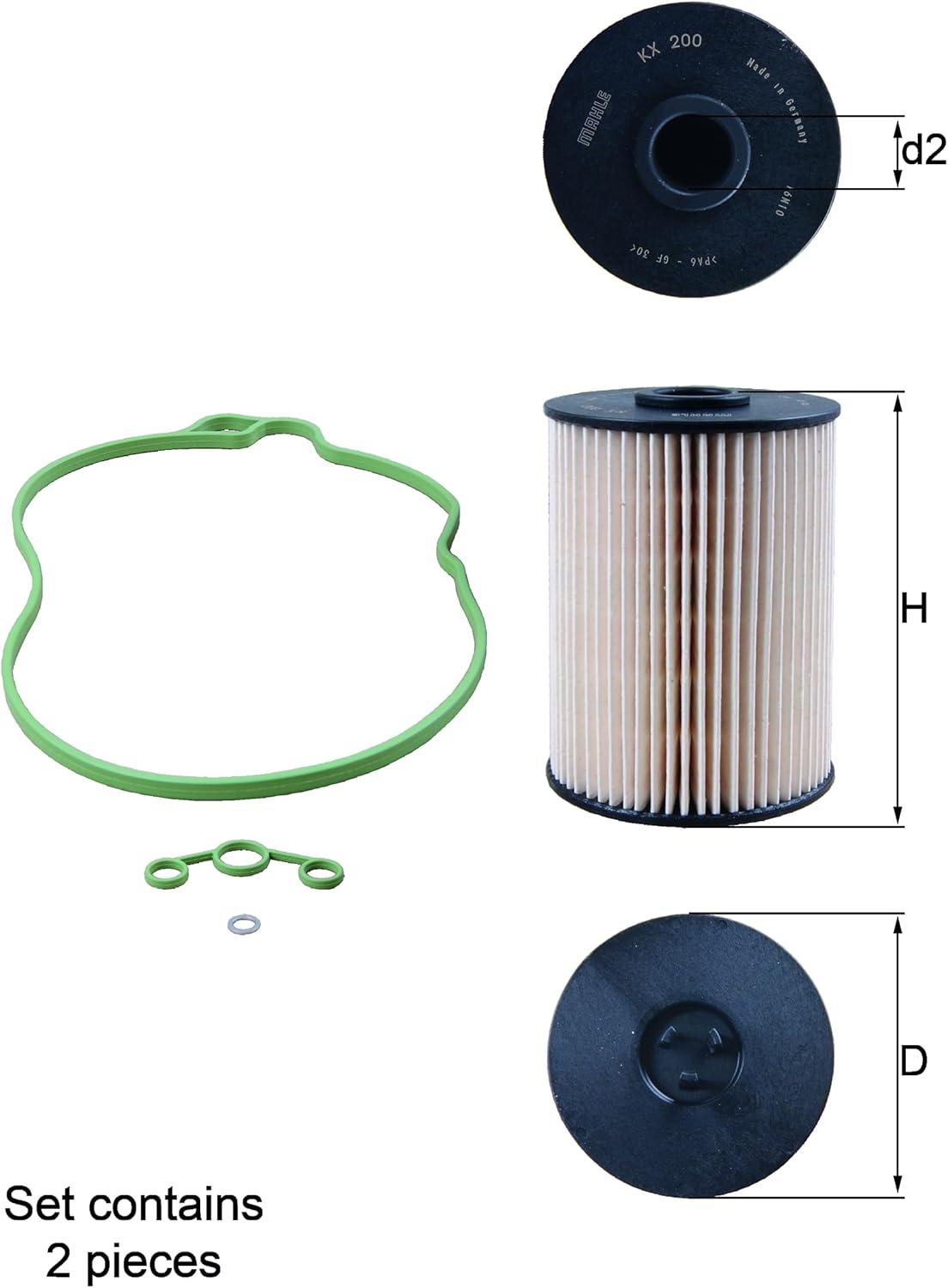 MAHLE KX 200D/S Fuel Filter