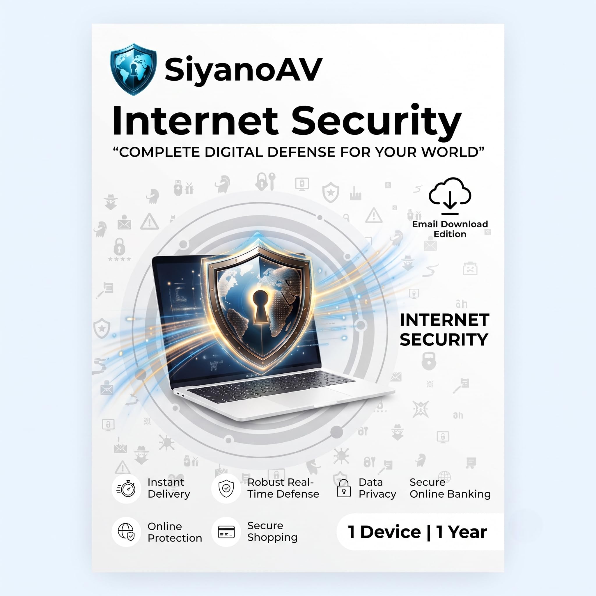 SiyanoAV Internet Security | Complete Web & PC Protection | Windows PC & Laptop | 1 Device, 1 Year | Email Delivery in 1 Hour (No CD/DVD)-image-11