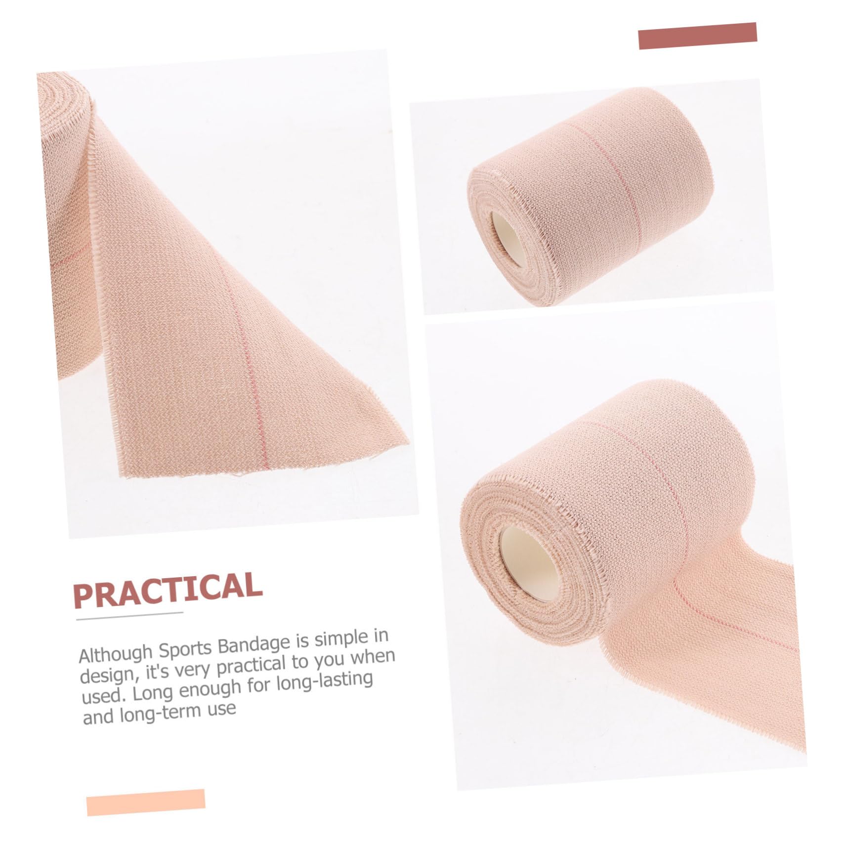Ipetboom 6rollos Cinta Elástica Autoadhesiva Para Vendajes De Compresión Para Protección Deportiva y Curación De Lesiones Transpirable y
