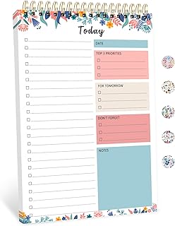 To Do List Notepad - To Do List Notebook for Work with 52 Sheets, Undated Daily Planner Perfect for Enhanced Productivity and Goal Achievement - Joy Bloom