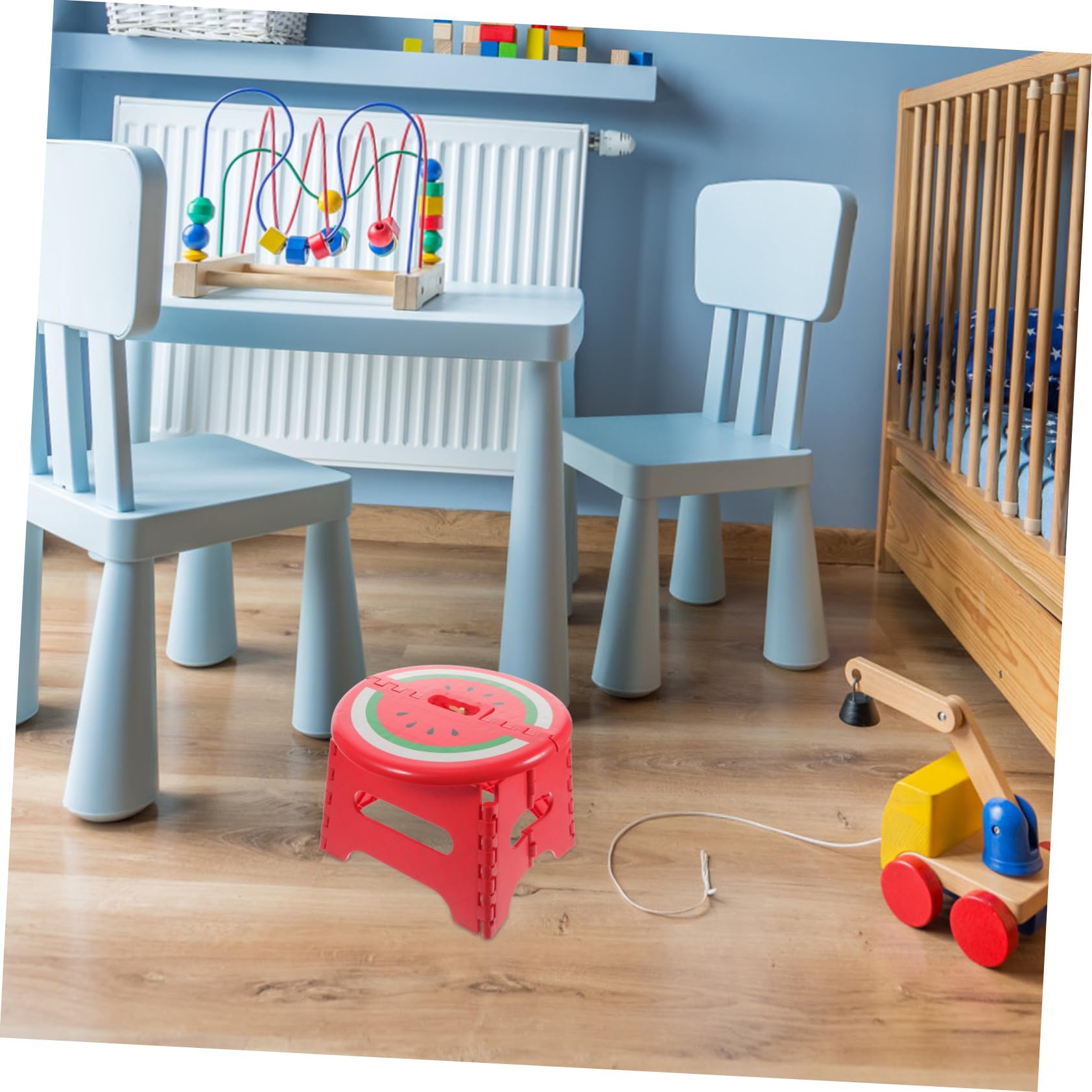 Sgabello in Plastica Resistente e Portatile Sgabellino Multiuso per Pesca Campeggio e Uso Domestico Design Sicuro e Pratico per Ragazzi e Ragazze