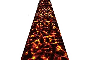 Tudomro Lava Themed Aisle Floor Runners