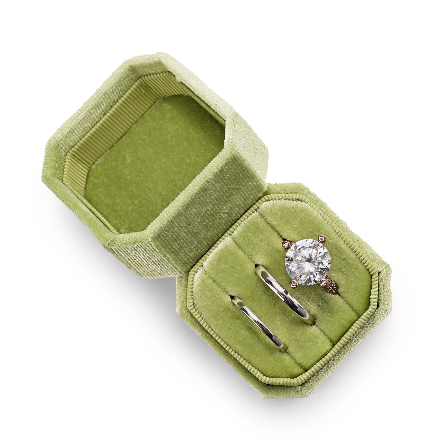 BEBUSINGOTO Boîte à Bagues En Bois Rustique à Double Cœur, Cadeau De Mariage Avec Fenetre De Fiancailles Mr Mrs 89918329