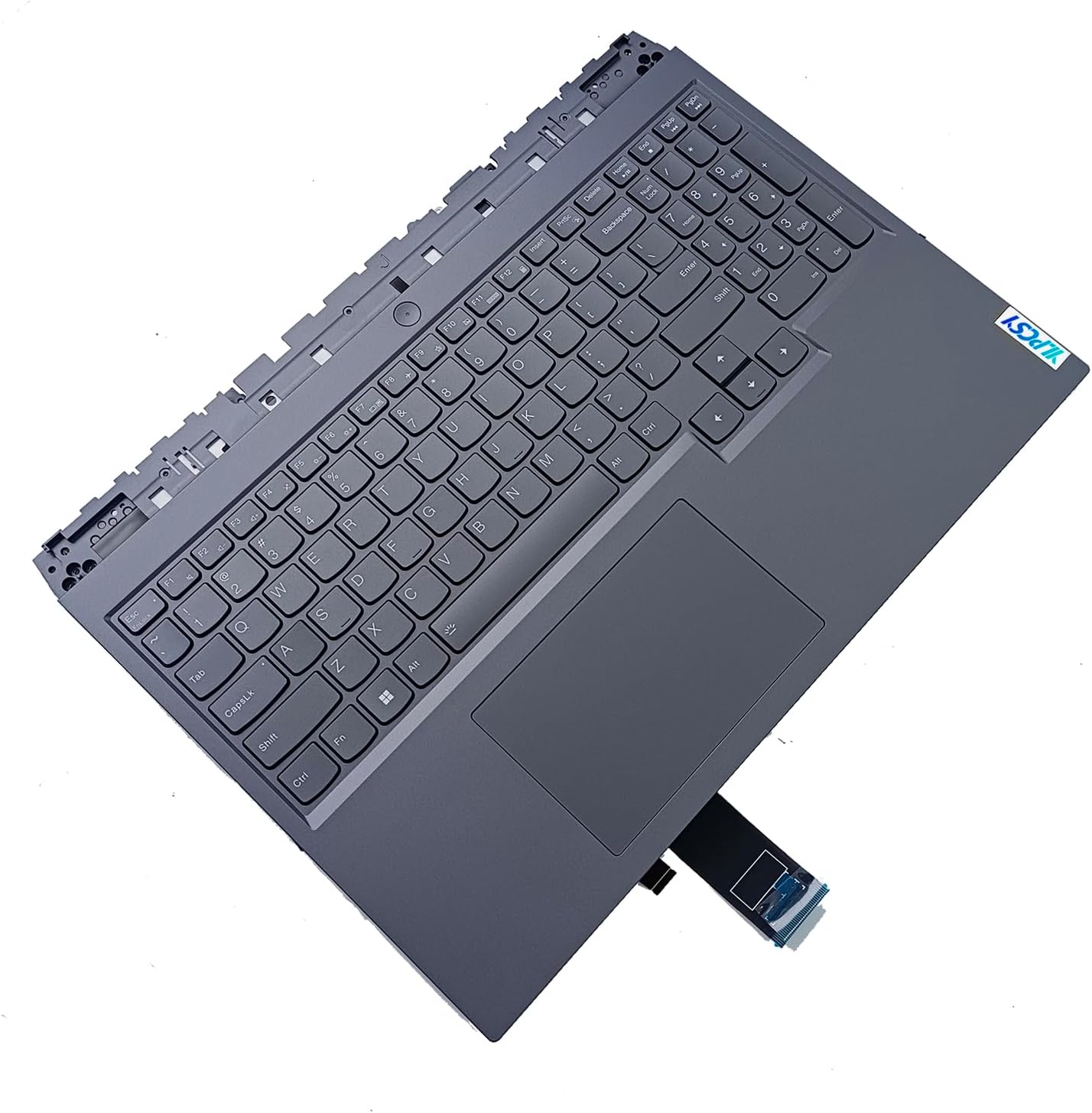 Replacement for Lenovo Legion 5 Pro 16 INT Laptop Upper Top Cover Case Palmrest RGB Backlit Keyboard Touchpad Assembly Part 5CB1H18356 5CB1H18382 5CB1F37738 5CB1F38518
