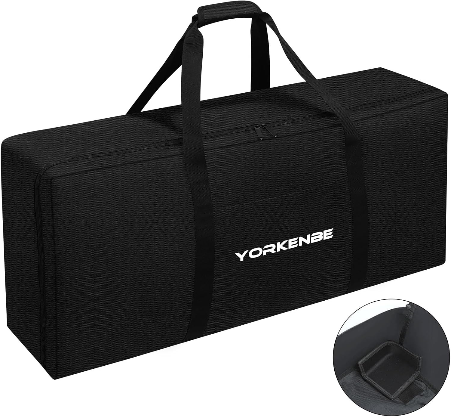 Carry Bag for Camp Chef 2-Burner Stoves, 1680D Heavy Duty Camping Stove Carry Case with 4pcs Corner Protectors, Waterproof and Long-lasting, for Camping, Tailgating, BBQ, Size 35''x17''