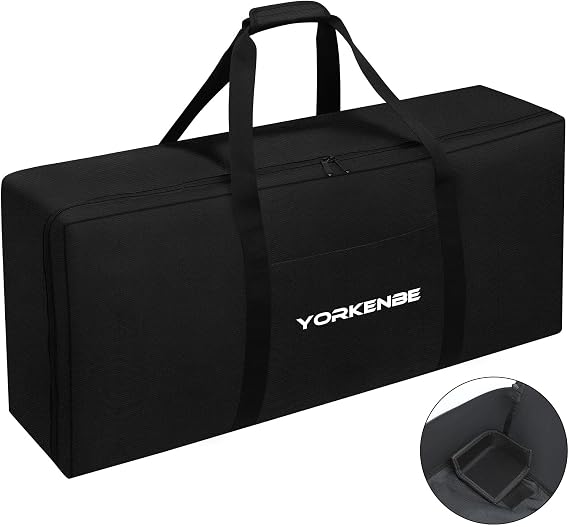 Carry Bag for Camp Chef 2-Burner Stoves, 1680D Heavy Duty Camping Stove Carry Case with 4pcs Corner Protectors, Waterproof and Long-lasting, for Camping, Tailgating, BBQ, Size 35''x17''