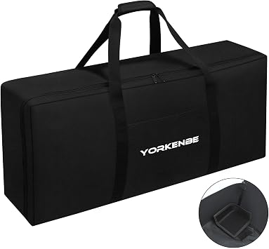 Carry Bag for Camp Chef 2-Burner Stoves, 1680D Heavy Duty Camping Stove Carry Case with 4pcs Corner Protectors, Waterproof and Long-lasting, for Camping, Tailgating, BBQ, Size 35x17