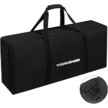 Carry Bag for Camp Chef 2-Burner Stoves, 1680D Heavy Duty Camping Stove Carry Case with 4pcs Corner Protectors, Waterproof and Long-lasting, for Camping, Tailgating, BBQ, Size 35''x17''