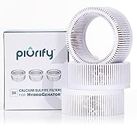 Vista 1 de Paquete de 3 filtros de sulfito de calcio para jarra de hidrógeno de agua, elimina el cloro del agua potable, accesorios de repuesto para máquina