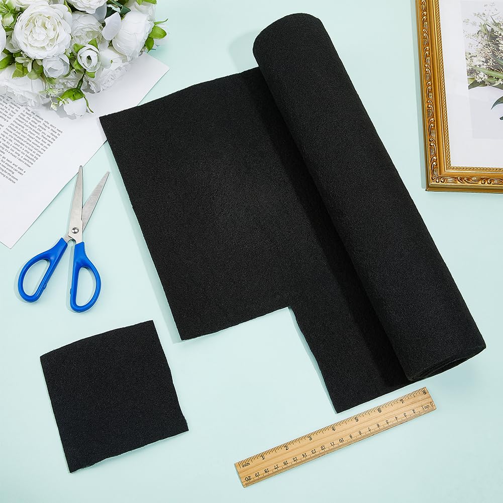 BENECREAT Hoja de filtro de carbón activado de 144 x 41 cm para unidades de CA de ventana, almohadilla de filtro de aire de carbono a base de algodón de 3 mm de grosor, filtro absorbente de olores