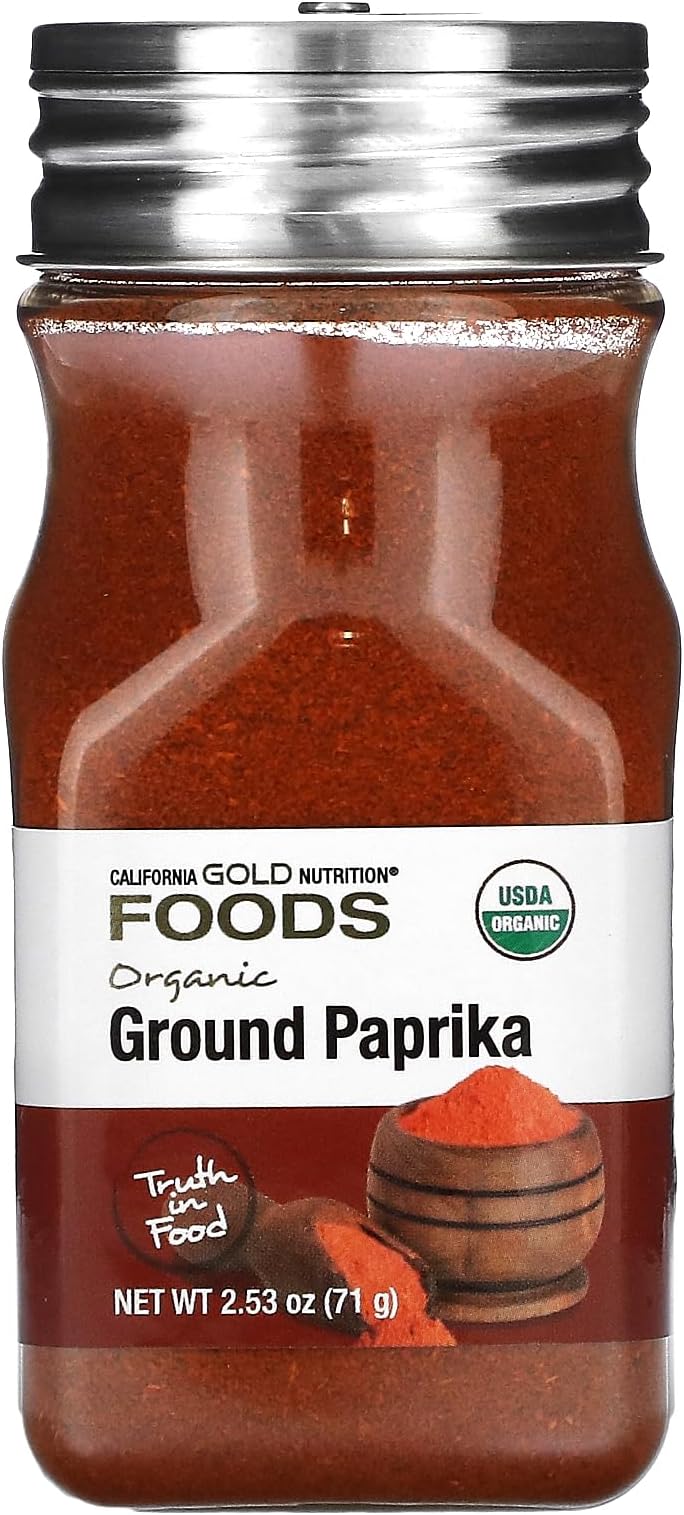 Foods, Organic Paprika, Ground, 2.53 oz (71 g)