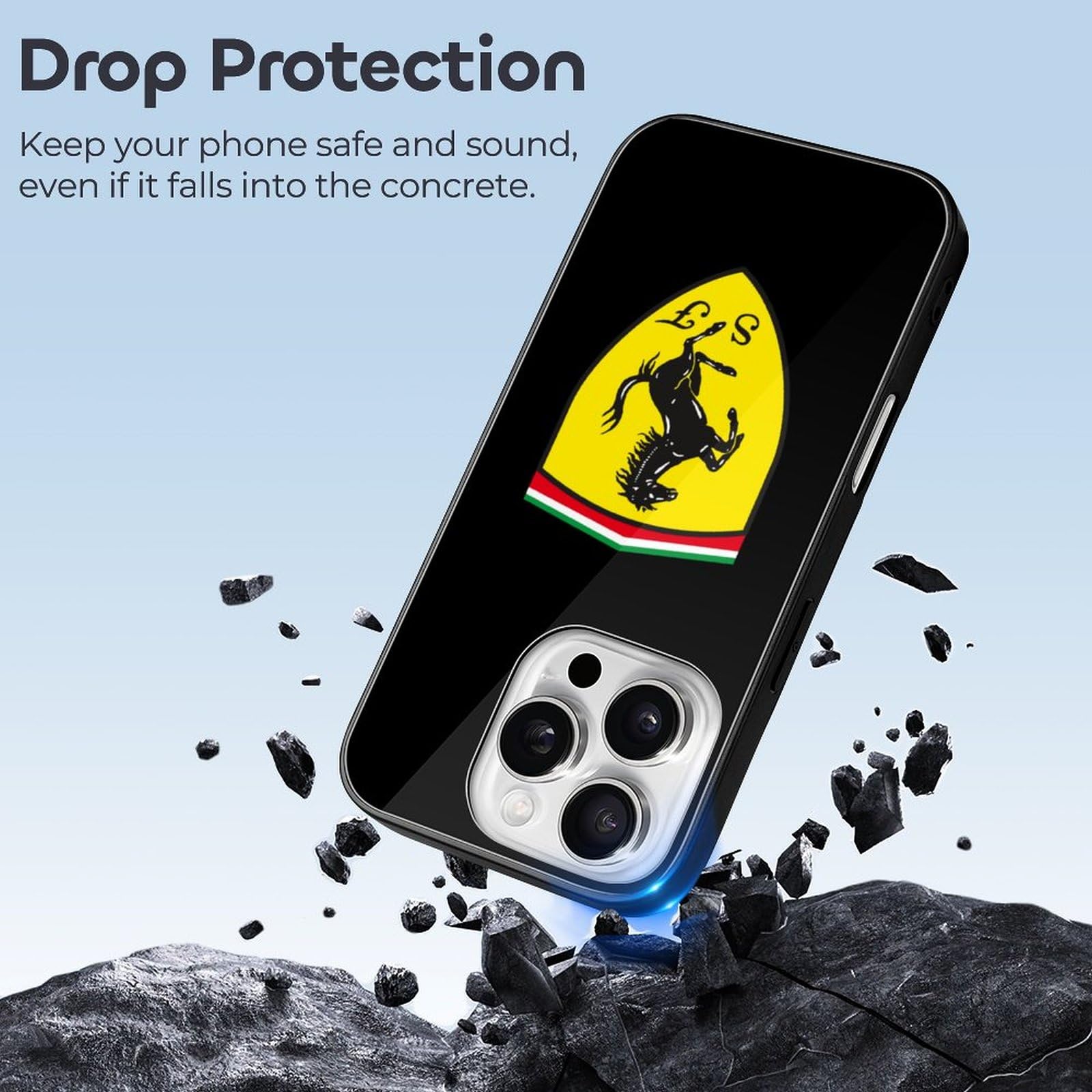 Amazon.co.jp: スクーデリア・フェラーリf1チーム iPhone 16 ケース