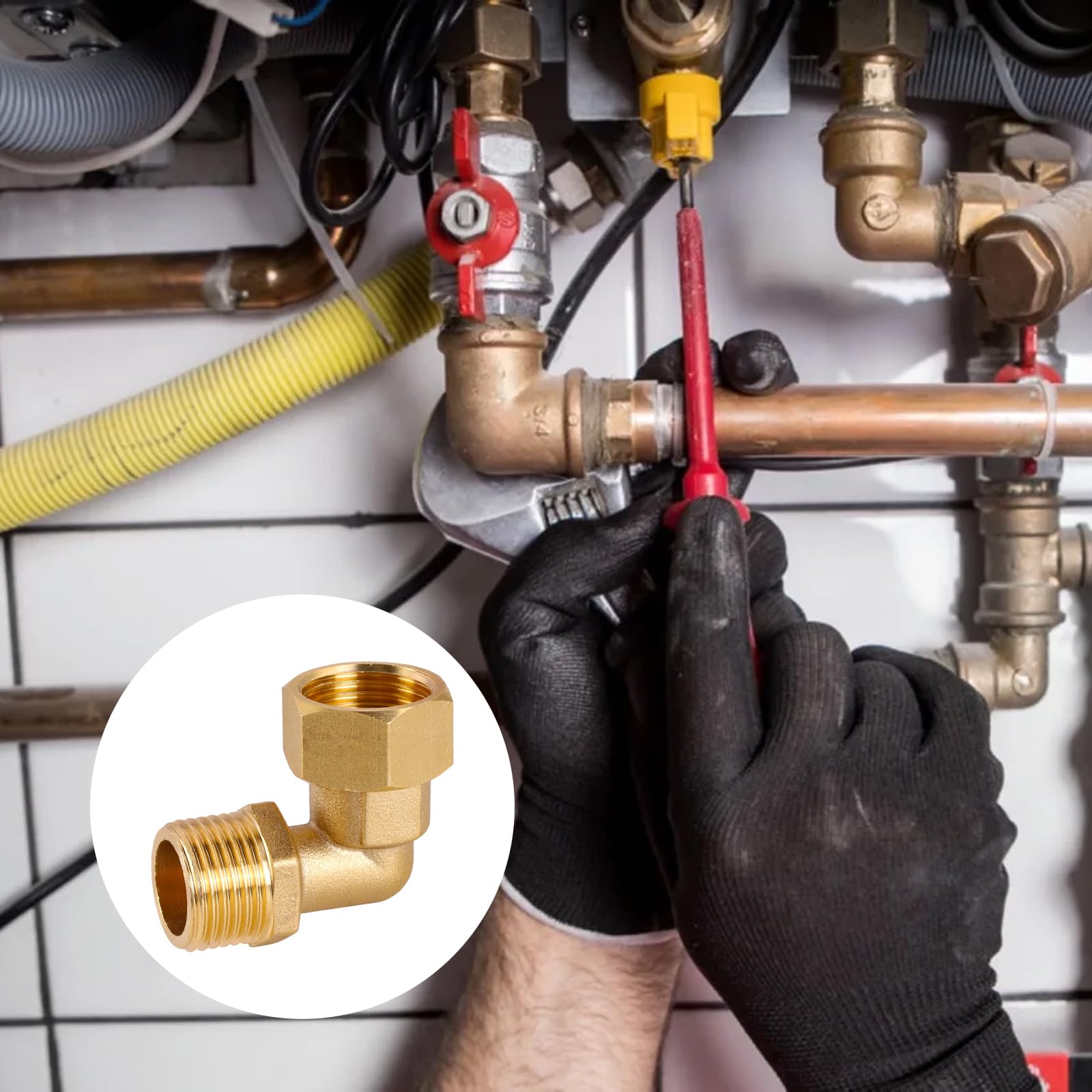 Câble USB-A Mâle / Micro USB Male Coudé 90° Connecteur Métal 1m