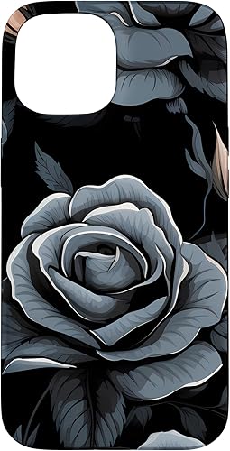 Miniatura 10 de Funda para iPhone 1212 Pro Black Rose Floral Flower