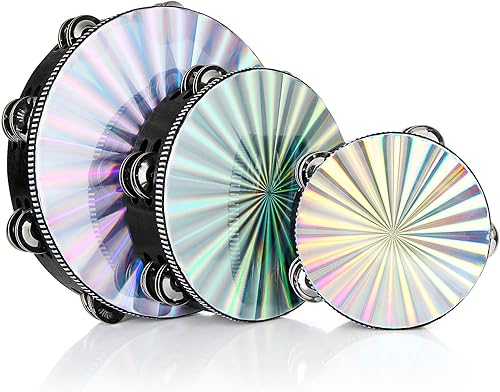 Miniatura 8 de Tambor de mano de 10 pulgadas, 8 pulgadas, 6 pulgadas, 4 pulgadas, instrumento musical, percusión, marco de madera, tambor con palo de tambor