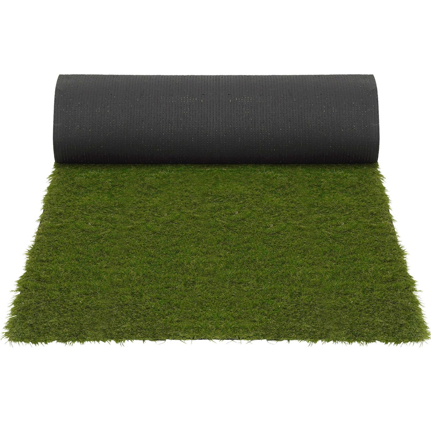 IDMarket - Gazon synthétique artificiel 1x10 M 40 mm d'épaisseur pour jardin et balcon