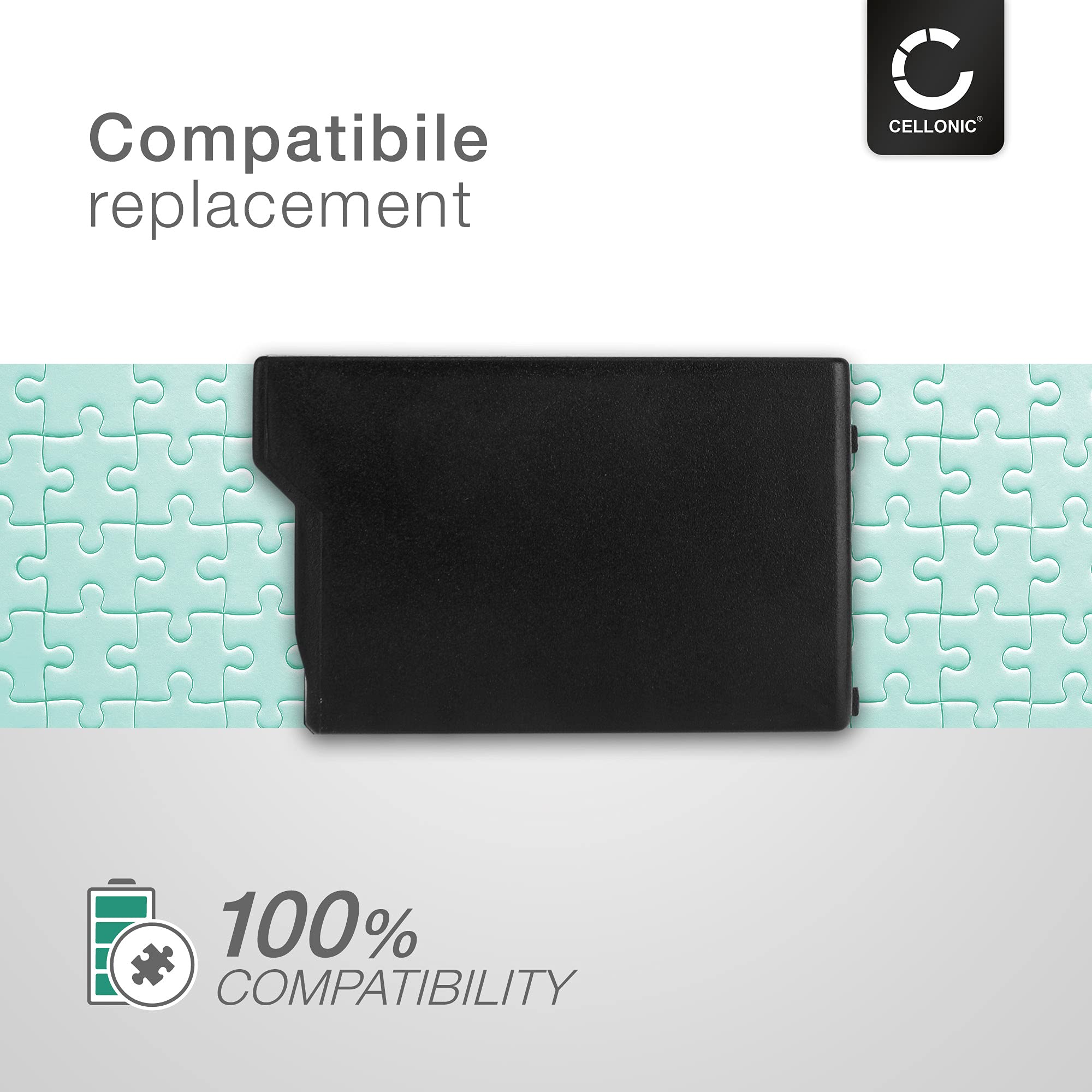 CELLONIC 2x Batteria per Consolle giochi Compatibile con Sony PSP 1, PSP-110 – (1800mAh, 3.7V)