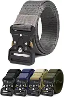 Cinto Masculino Militar Tático Premium Fivela Metal Engate Rápido Nylon Unisex Ajustável Resistente Tipo Policia Civil Exército Bope Guarda Nacional Bombeiro Modelo Americano Calça