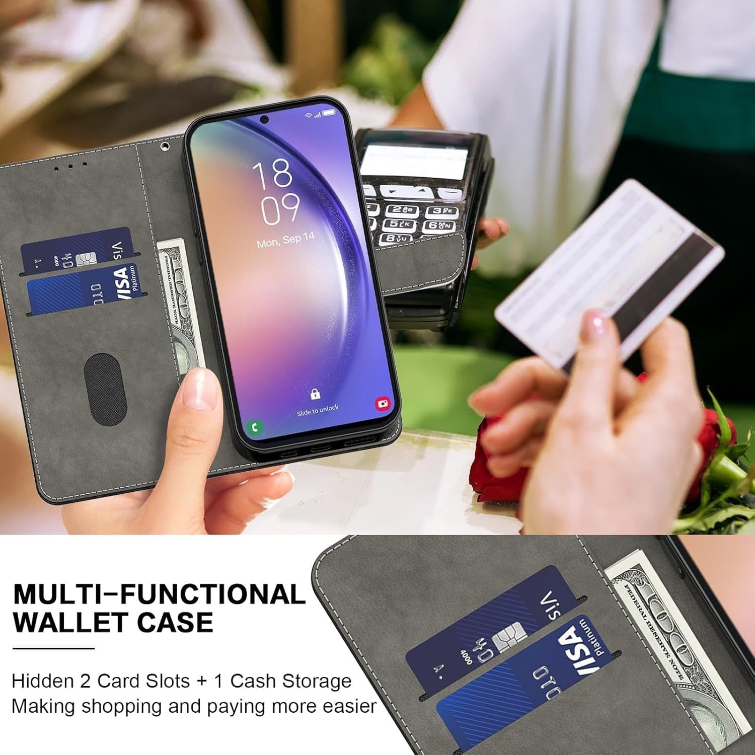 Generic Étui compatible avec Samsung Galaxy S20 (Motif : éléphant) en cuir Portefeuille à rabat magnétique Motif