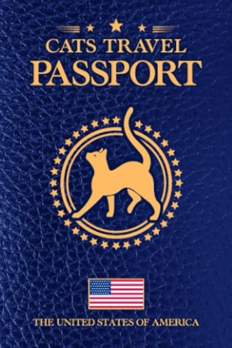 Cats Travel Passport And Vaccine Record Size 4"x 6": with a normal passport size this Cat Health &amp; Vaccine Track Journal Notebook, Health Log Book, ... Record Book For Pet Lovers, Cute Kittens
