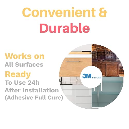 Miniatura 5 de Cerraduras para gabinetes de seguridad para niños gabinetes a prueba de bebés y cerraduras para cajones a prueba de niños tu hogar no requiere