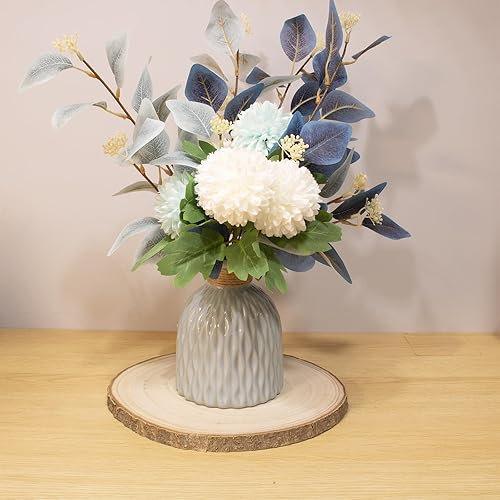 Miniatura 5 de 6 piezas de 8 a 9 pulgadas grandes de madera natural para centros de mesa, círculos de madera para decoración del hogar y fiesta de boda