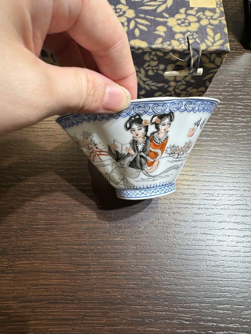 Amazon.co.jp: 中国 景徳鎮 茶碗 薄手 鑑定済み 35.91g : ホーム