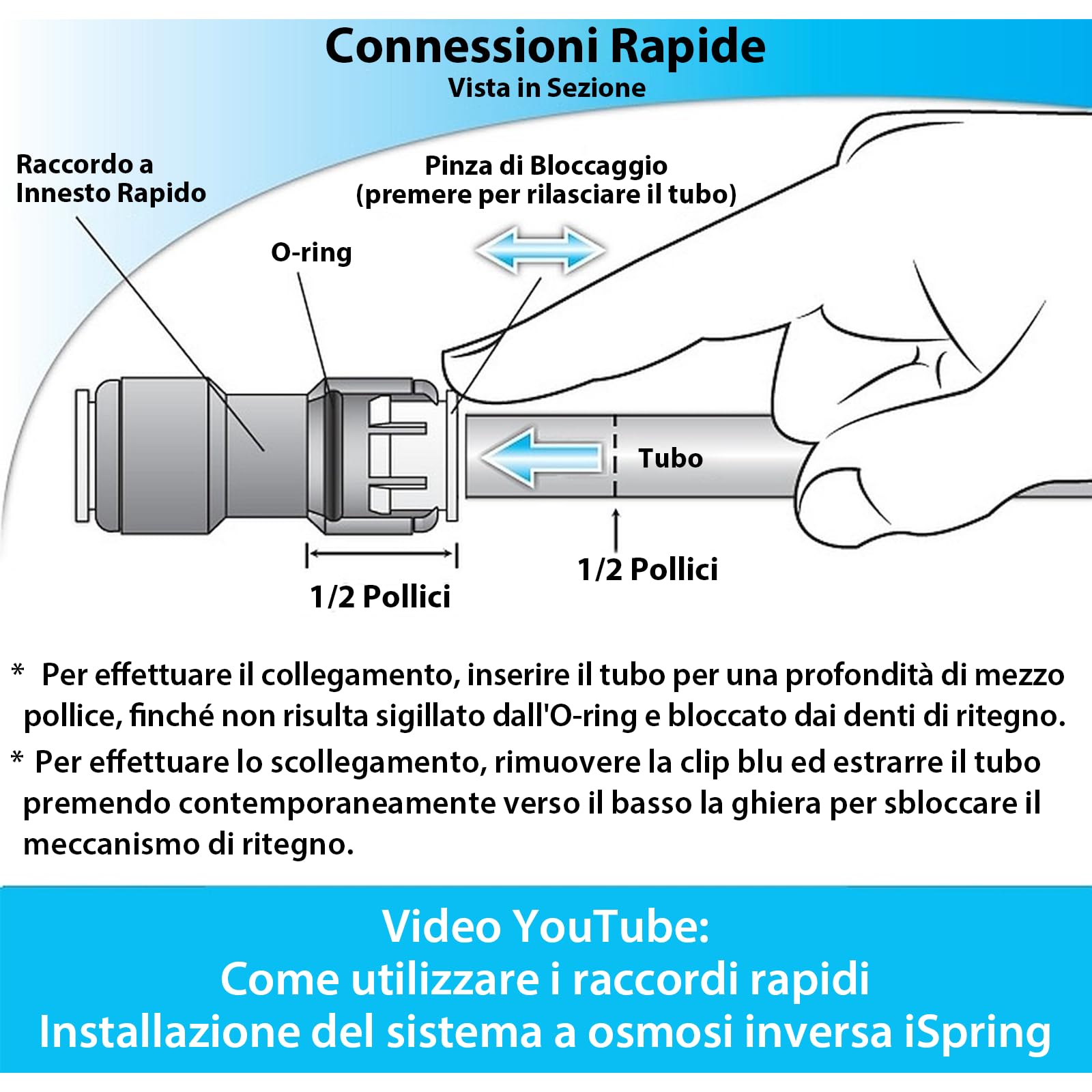 iSpring RCC1UP-AK 100GPD Filtrazione dell'acqua a Osmosi Inversa a 7 Stadi Sotto Lavello, con Remineralizzazione Alcalina, Pompa Booster e Filtro UV Ultravioletto