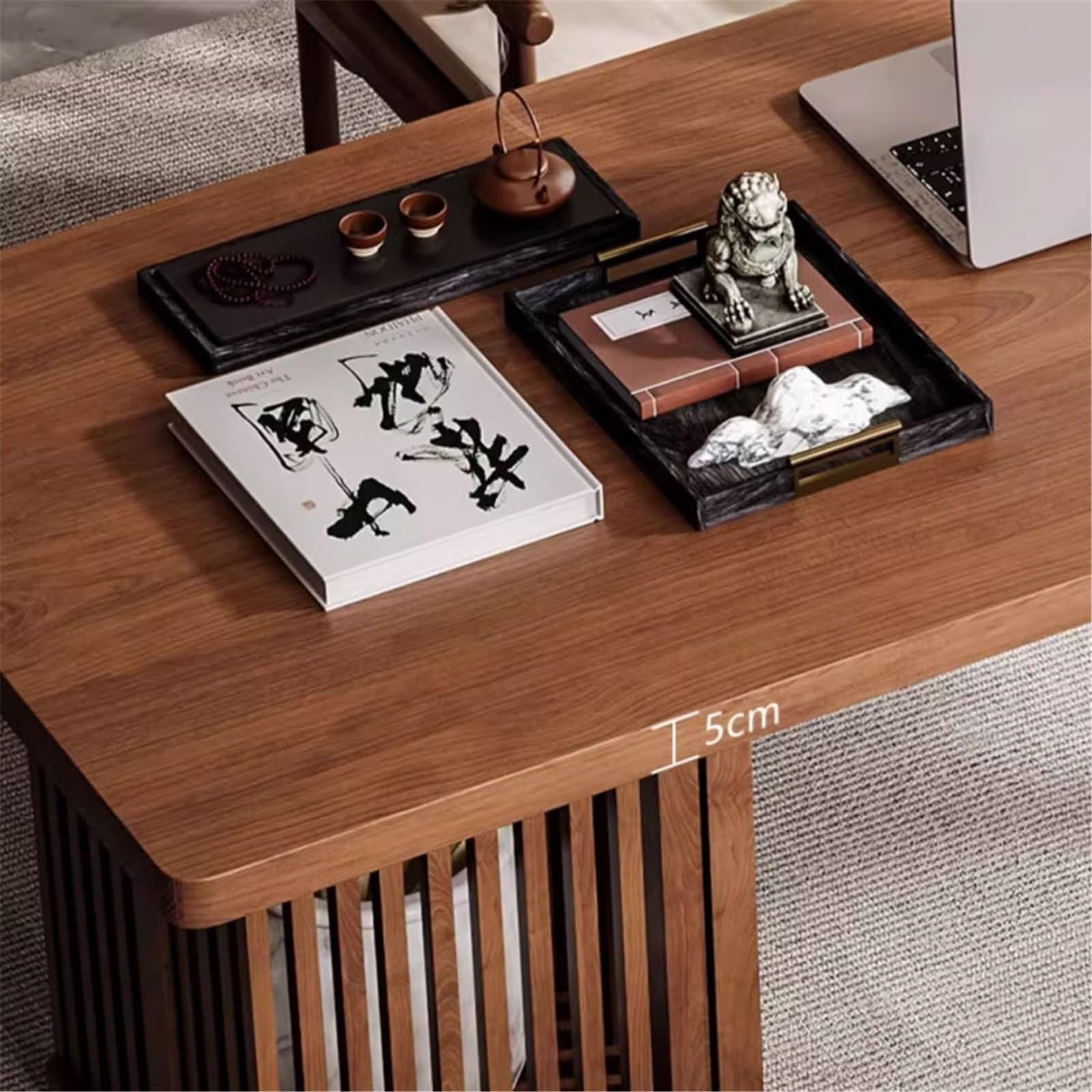 Acrittura Tavolo for PC da scrivania for ufficio in legno massello, cinese(S)