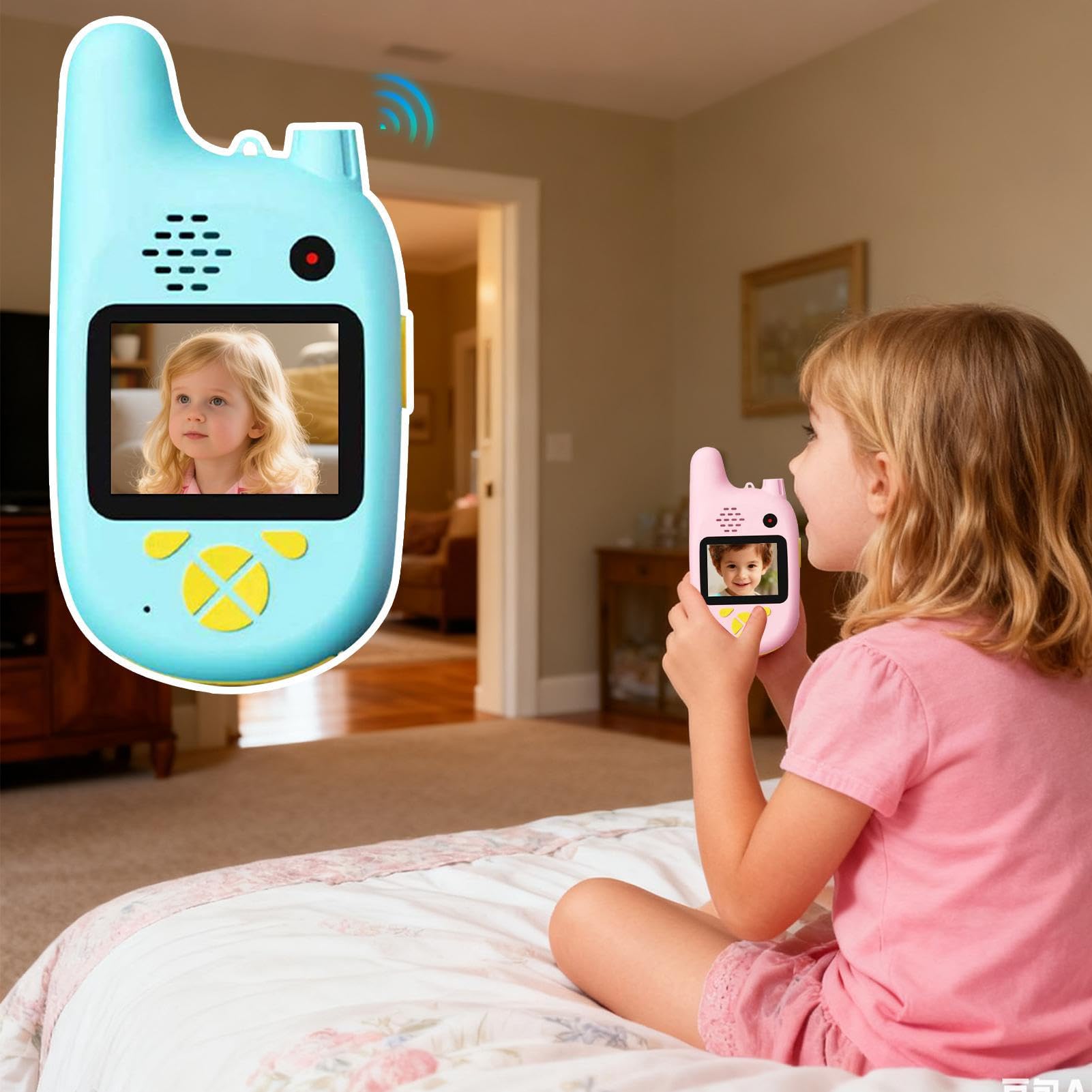 Walkie Talkies para Niños Radio De Largo Alcance Sin Cables