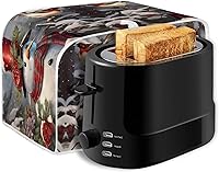 Vista 29 de Marbling Butterfly Print 2 Slice Toaster Dust Cover, Kitchen Small Appliance, Anti Dust and Fingerprint Bread Machine Cover