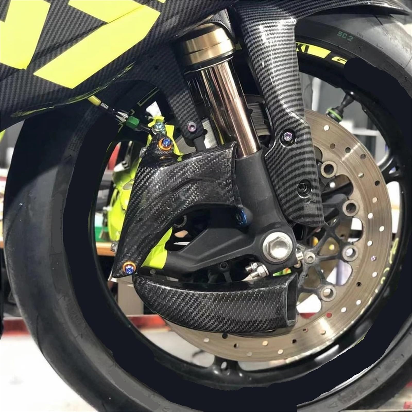 Refrigeración de Pinza de Freno Conductos de refrigeración de Aire de la Pinza compatibles con MT09, MT10, MT-09, MT-10 SP, Tracer 900, 9 GT, XSR900, FZ09, FZ10, FJ09.(Style 1 Set)
