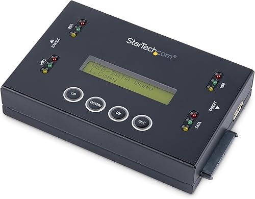 Miniatura 17 de StarTech.com Duplicadora y borrador de disco duro independiente 1:1, SAS/SATA HDD/SSD, copiadora/copiadora, duplicador/desinfectante de disco duro