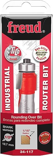Miniatura 2 de Broca para redondeo en rebajadora 34-100 de Freud, 116 pulgada de radios y vástago de 14 pulgada