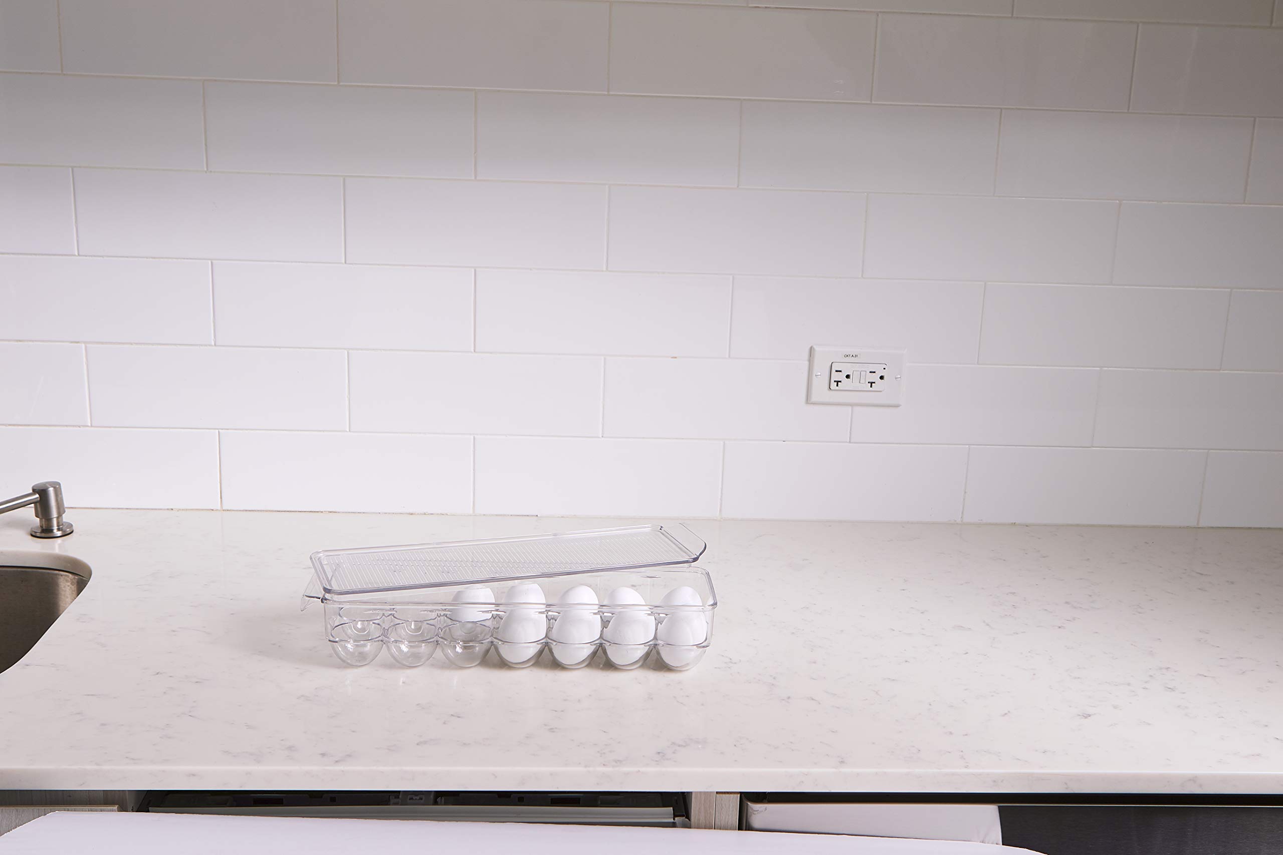 Wolfgang PuckStackable Plastic BPA & Chlorine-Free Refrigerator Egg Storage Container