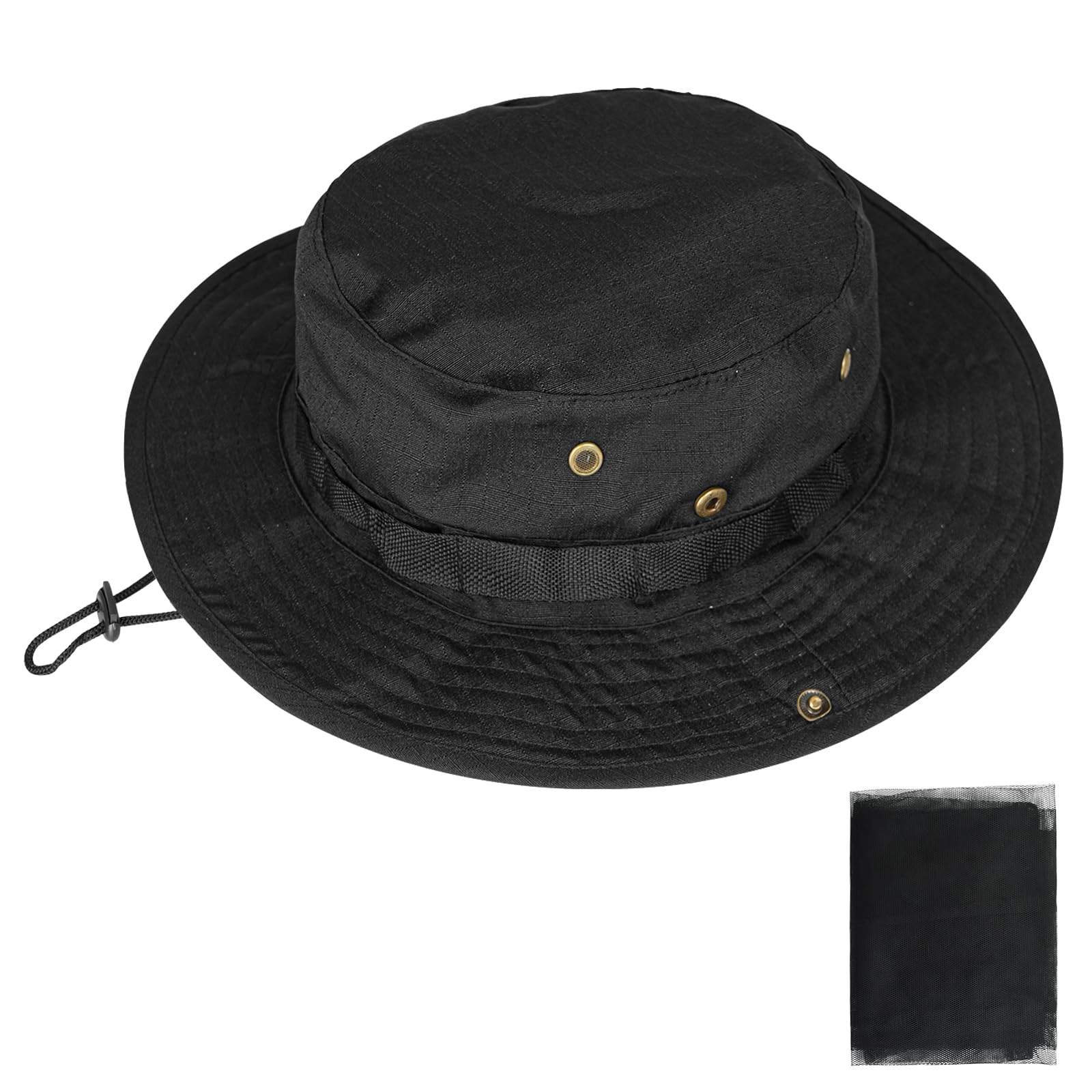 Rosoz Sun Hats for Men Women Bucket Hat UPF Protection Wide Brim Boonie Hat