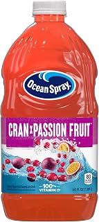 Ocean Spray Cran x Passionfruit Cranberry Passionfruit Juice Drink, 64 Fl Oz - 100% Vitamin C, 1 Cup Fruit Per Serving