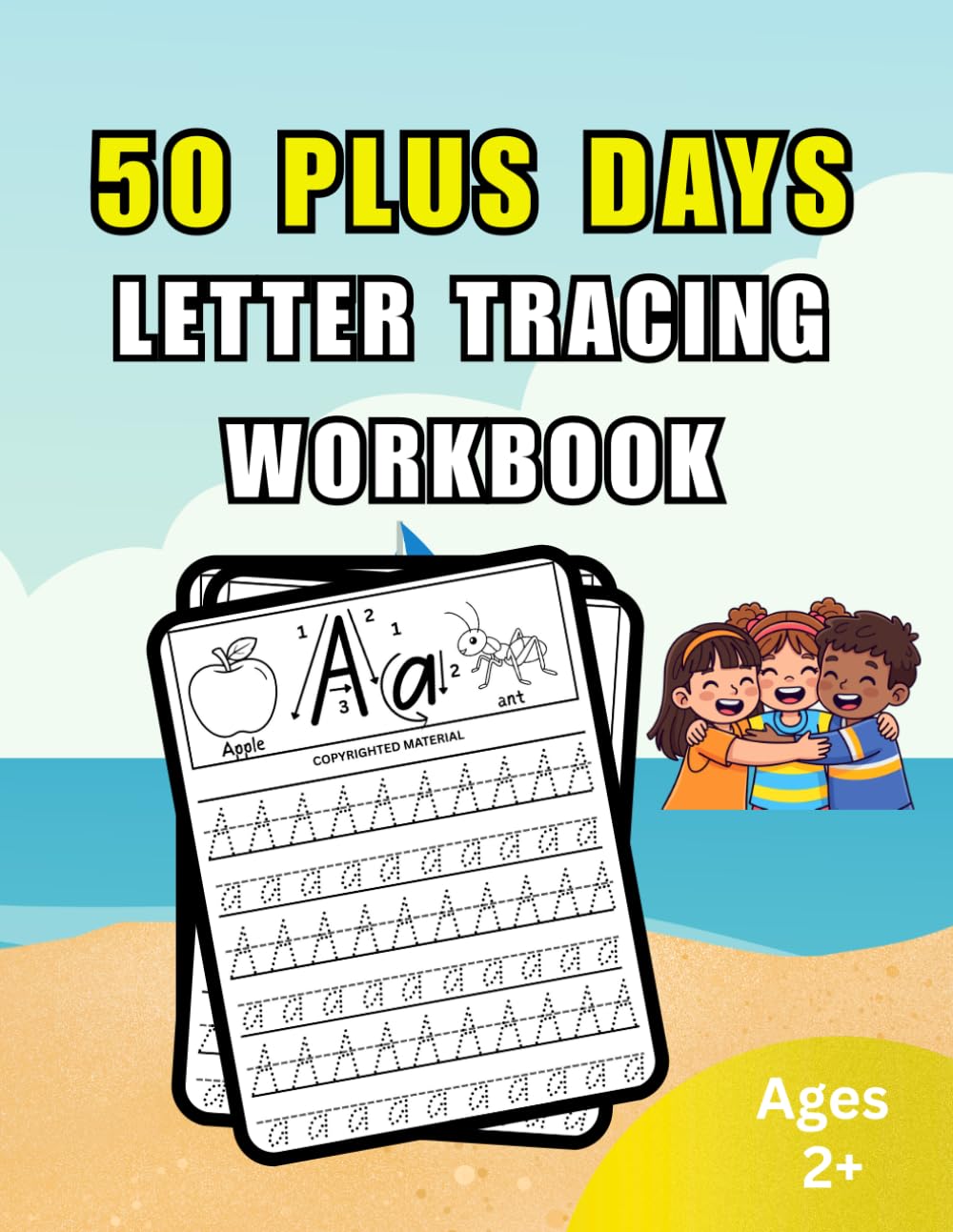50 Plus Days: ABC Trace Letters: Alphabet Handwriting, Letter Tracing workbook for kids: Preschool writing Workbook: Tracing, Drawing, Coloring ... Letters for Preschool & Kindergarten)