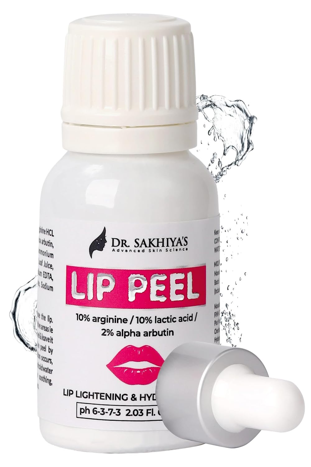 DR. SAKHIYA'S Lip Peel Solution For Dark Lip | Heals & Hydrates Chapped Lips 10% Arginine & Lactic Acid with 2% Alpha Arbu... - Review, Price and Buying Guide