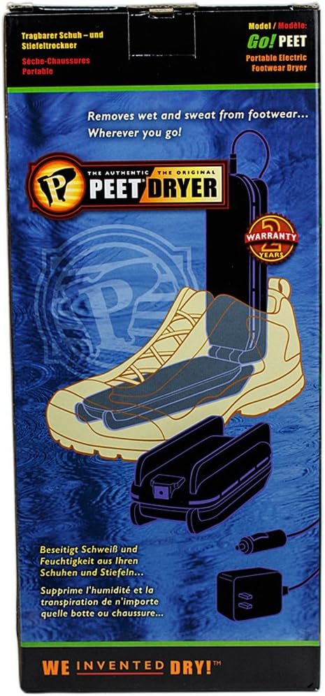 PEET, GO! Portable 2-Shoe Electric Dryer with Vehicle Power Adapter : Clothing, Shoes & Jewelry