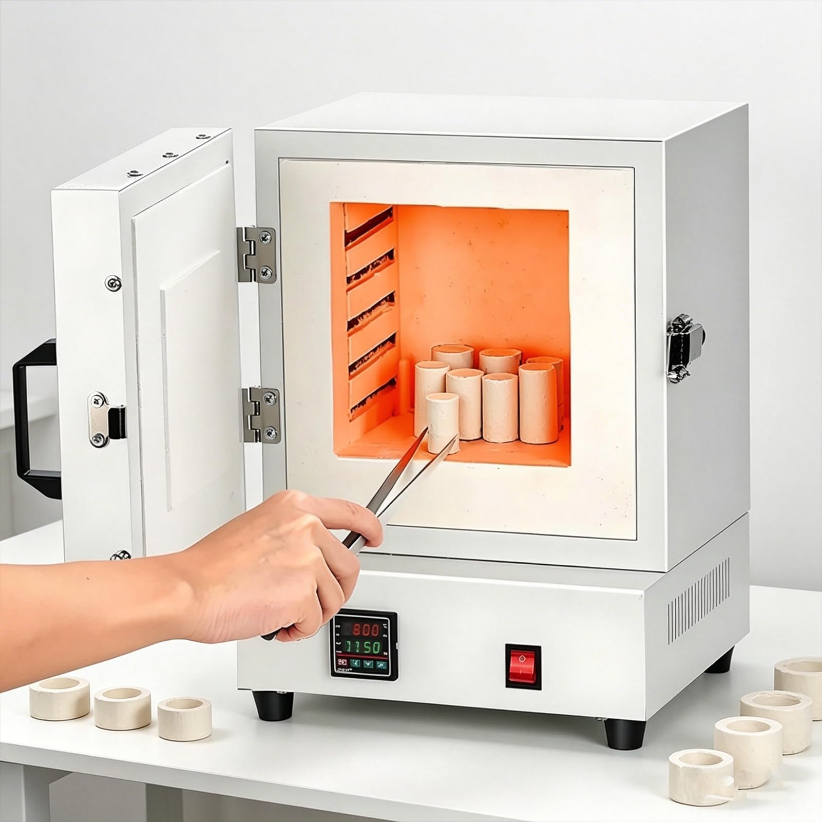 Four électrique pour bijoux et fonte de métal 2000W de table cuisson céramique 1150°C