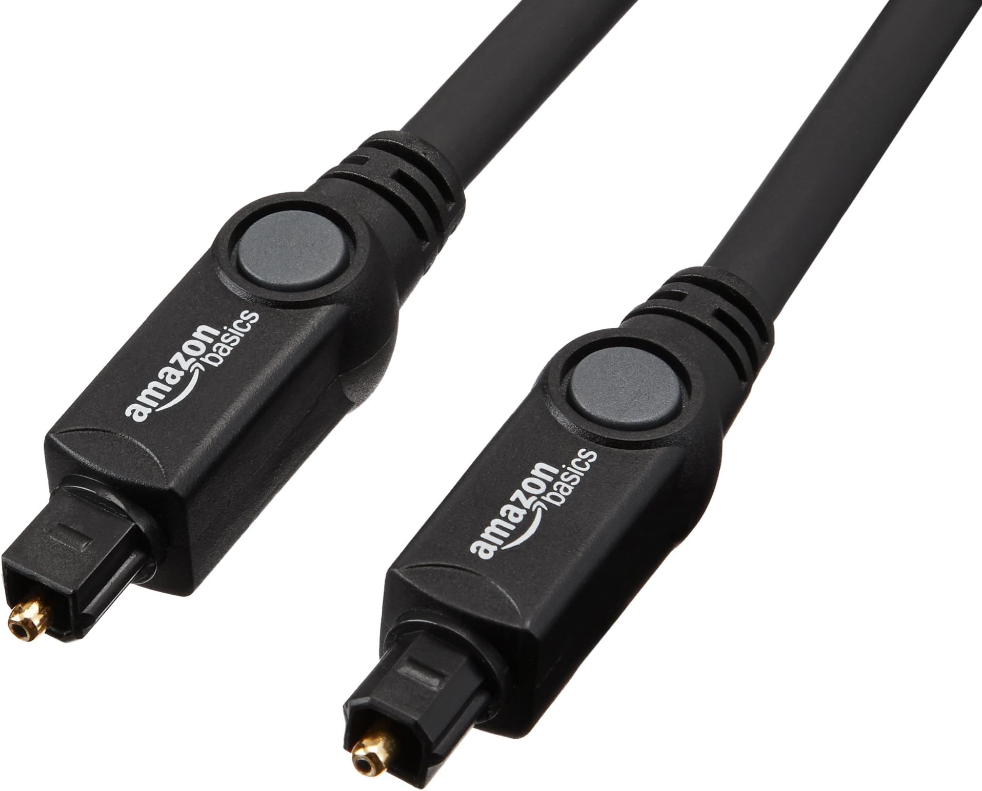Amazon Basics Digital Optical Audio Toslink Cable, 6 Foot [Amazon Frustration-Free Packaging]