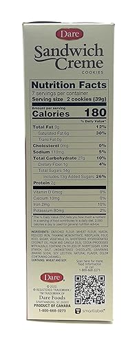 Miniatura 3 de Dare Galletas, crema de chocolate, 10.2 oz