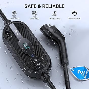 Tera EV充電器 J1772 NEMA 5-15P 3KW Amazon.com: Tera for Tesla Electric Vehicle (EV) Charger